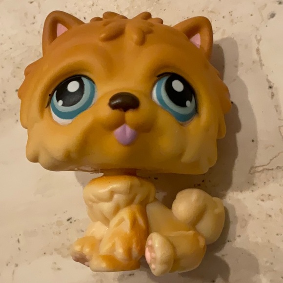 Littlest Pet Shop Chow Chow Dog LPS 117 Toy 2005 Pup Puppy - Picture 1 of 8